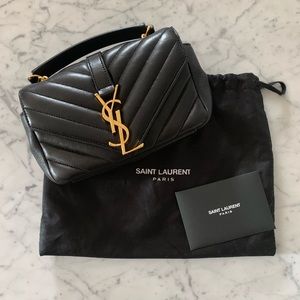 CLASSIC BABY MONOGRAM SAINT LAURENT BAG(BLACK)